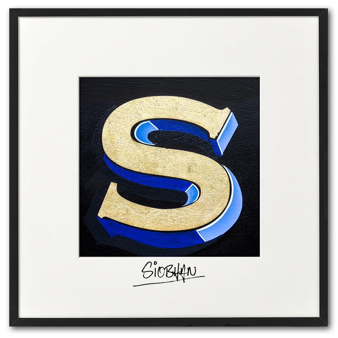 Gentlemen of Letters Sign Writing Typography Art, Perfect Christmas presents for family, friends & occasions, Dublin, Ireland.